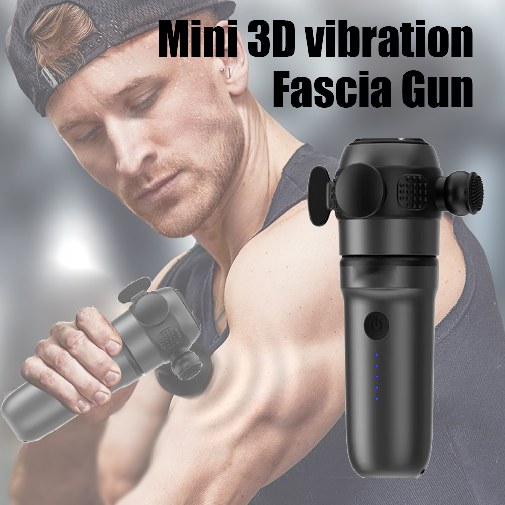Home Gym Mini - Mini Pistola Massaggiante a Vibrazione 3D