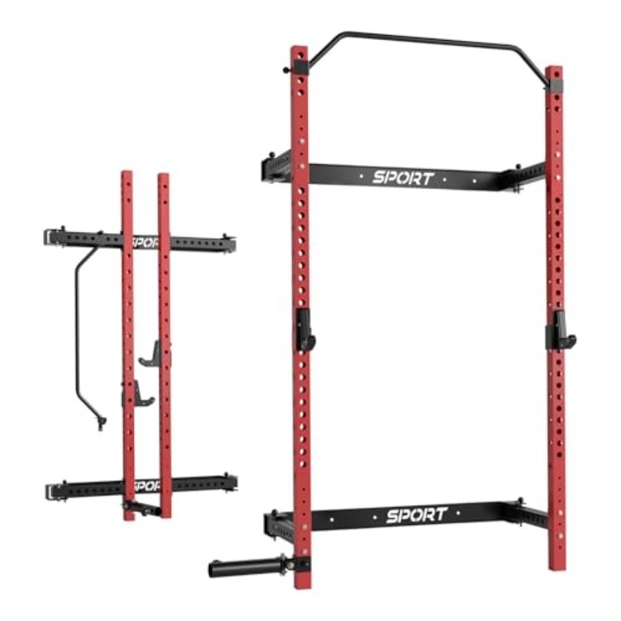 Home Gym Folding Rack - Rack pieghevole per squat da palestra