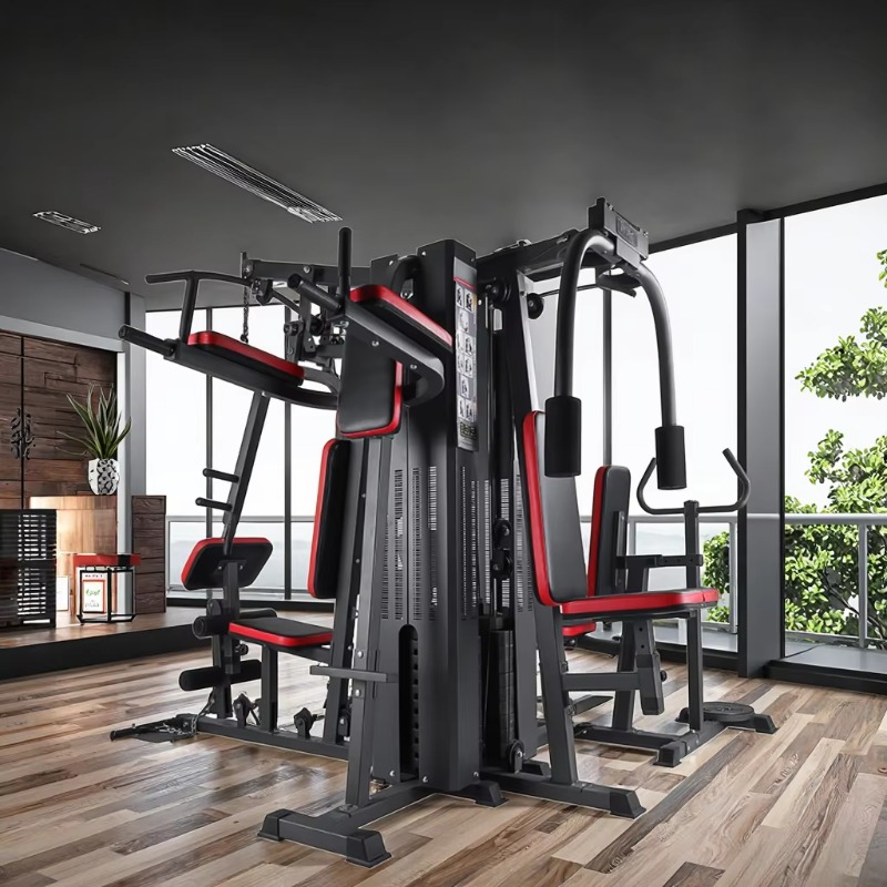 Home Gym Cable - Attrezzatura Multifunzione Integrata per Palestra Domestica,