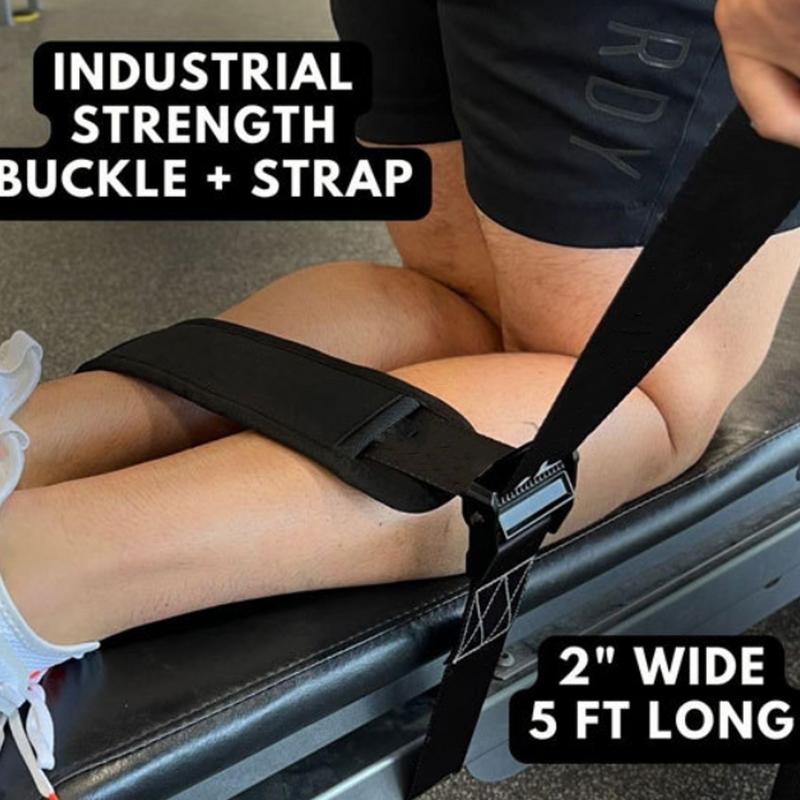 Home Gym Hamstring Exercises - Fasce di resistenza per le gambe