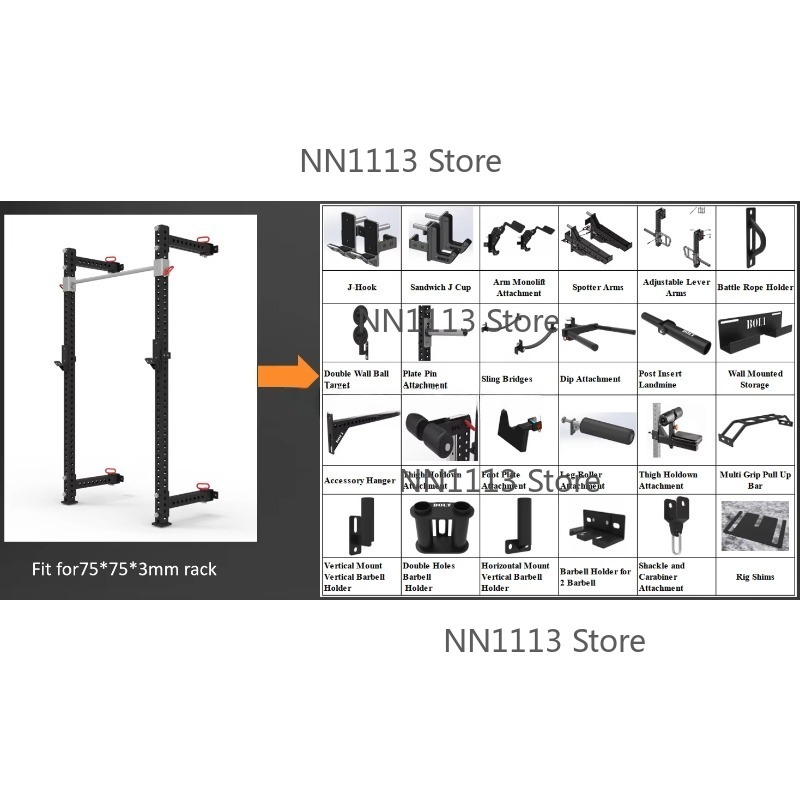 W6301 Attrezzatura da palestra - Home Gym Folding Rack recensione e prezzo