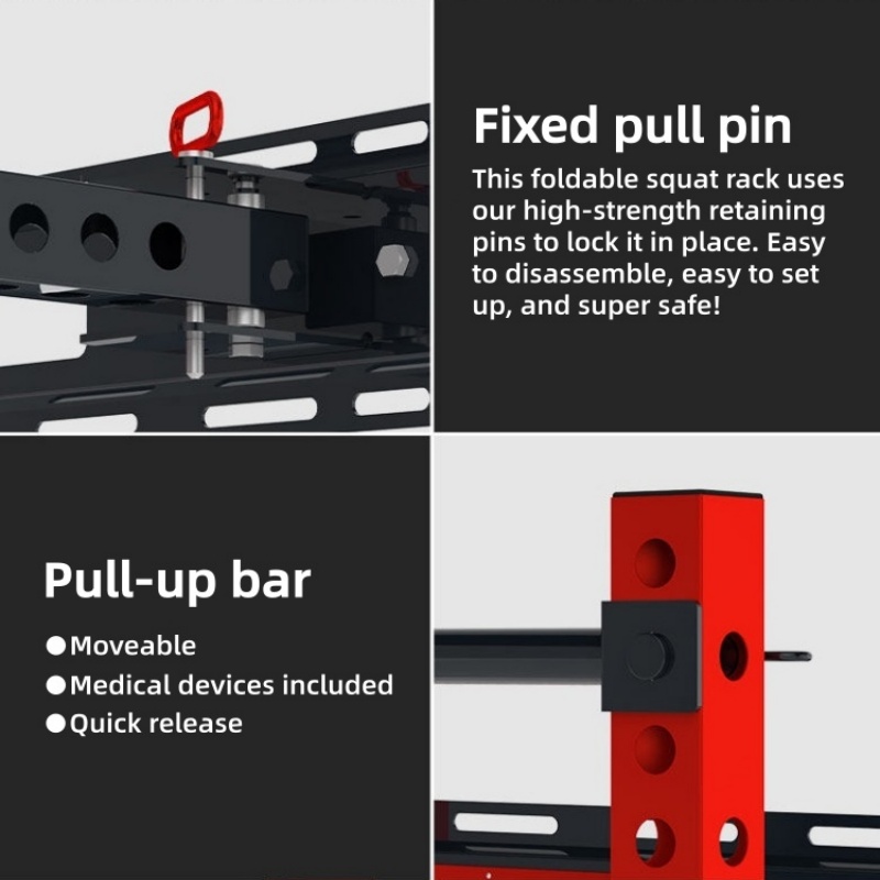 Rack per Squat Pieghevole a Pa - Home Gym Folding Rack recensione e prezzo