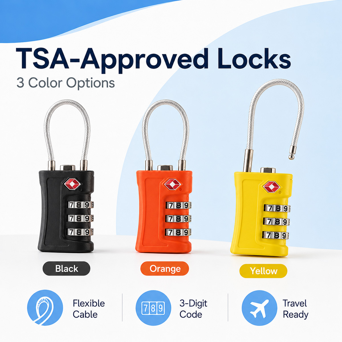 Lucchetto TSA Approvato con Co - Home Gym Cable recensione e prezzo