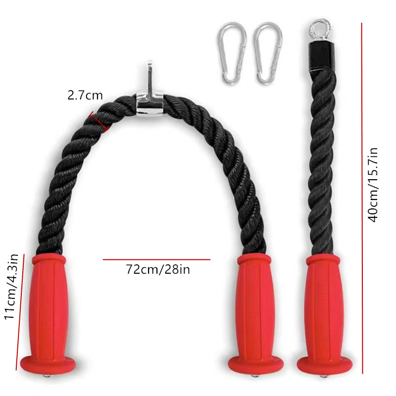 Corde ergonomiche per tricipit - Treadmill Home Gym recensione e prezzo
