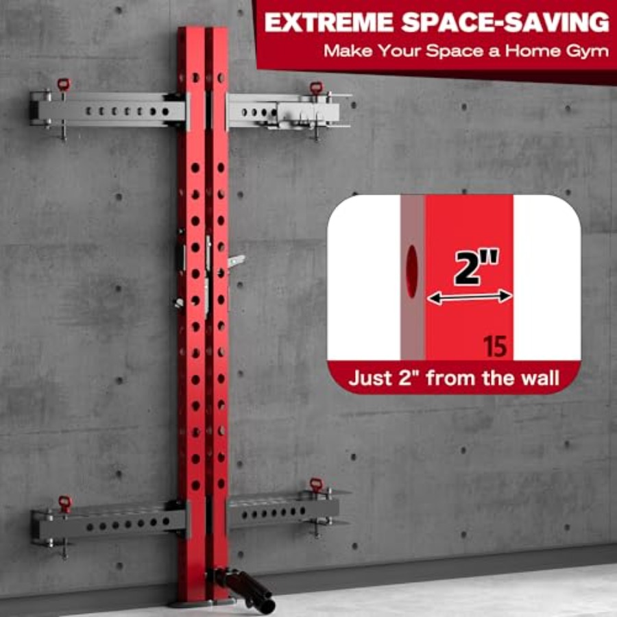 Rack pieghevole per squat da p - Home Gym Folding Rack recensione e prezzo