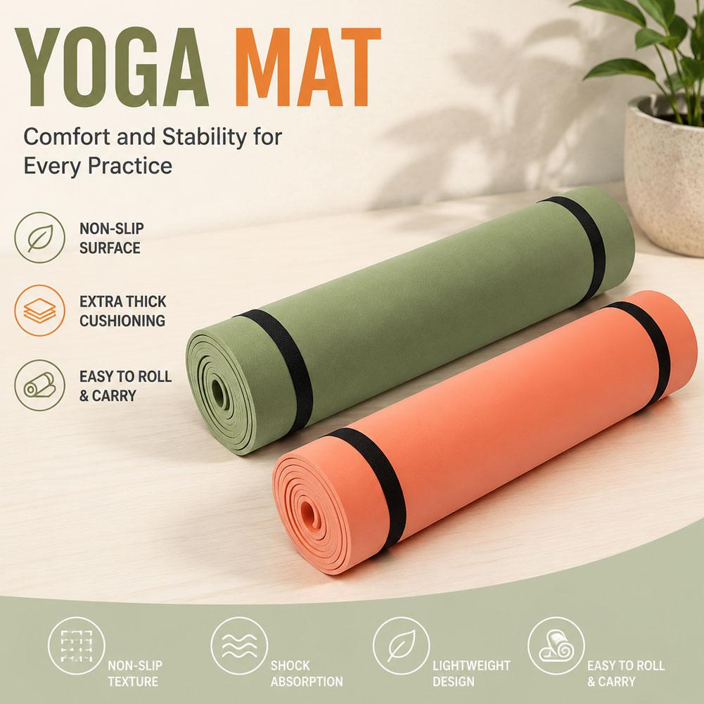 Tappetino da yoga spesso 1/2 p - Gymnastics Mat Thick recensione e prezzo